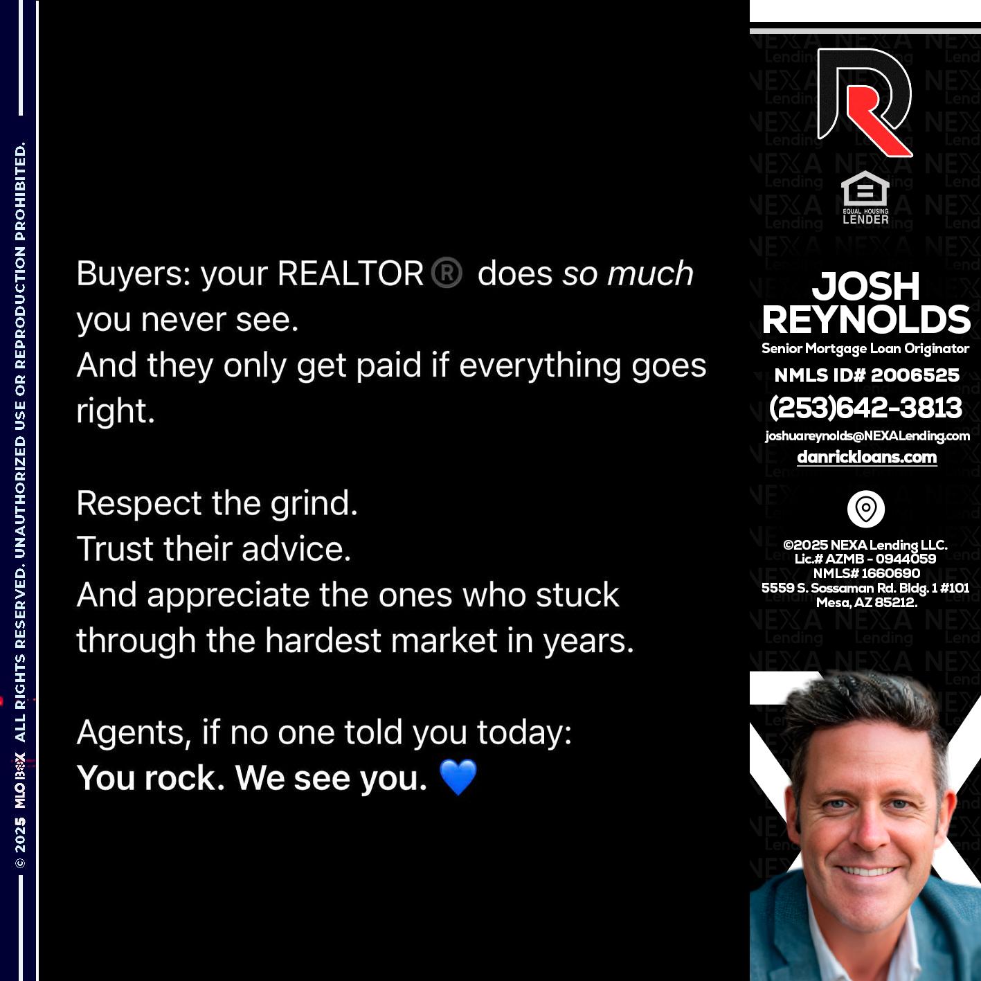 BUYERS - Josh Reynolds -Senior Mortgage Loan Originator