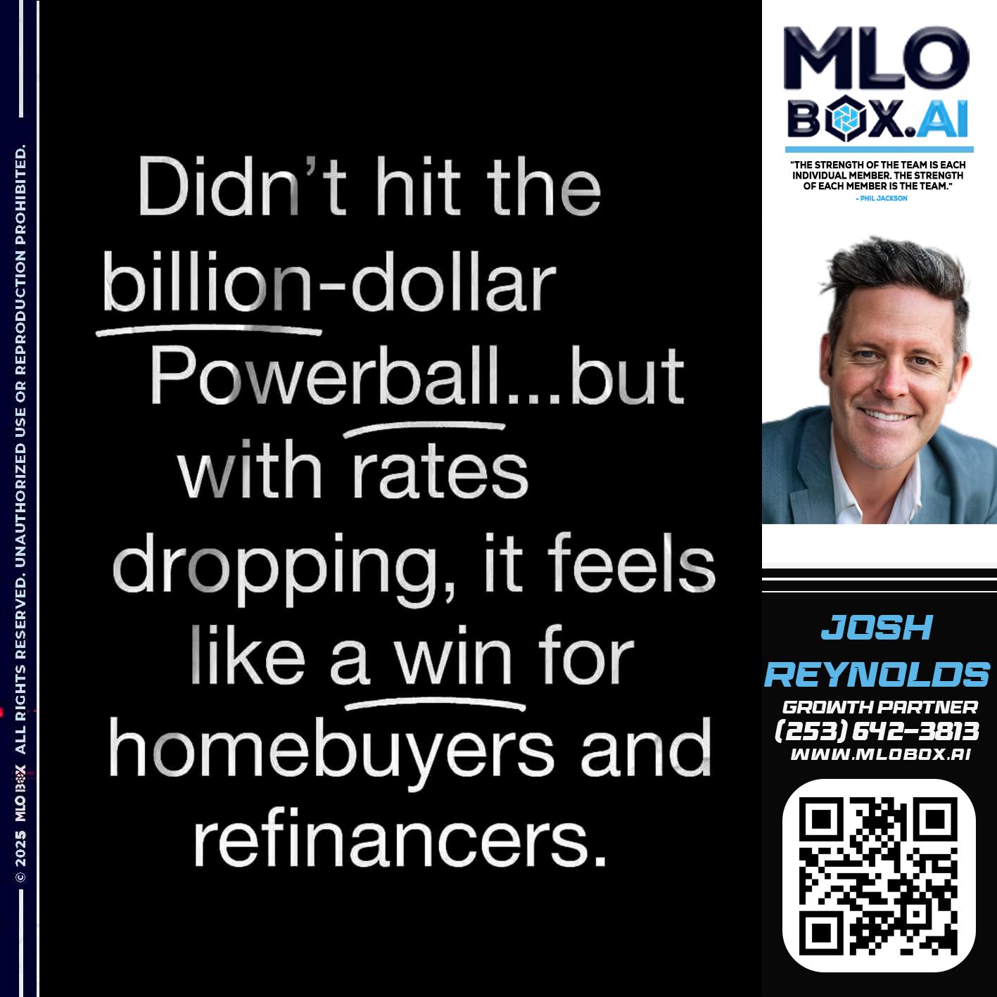 DIDNT HIT - Josh Reynolds -Senior Mortgage Loan Originator