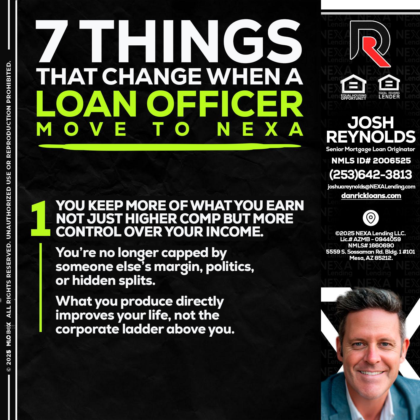 7 THINGS (1) - Josh Reynolds -Senior Mortgage Loan Originator