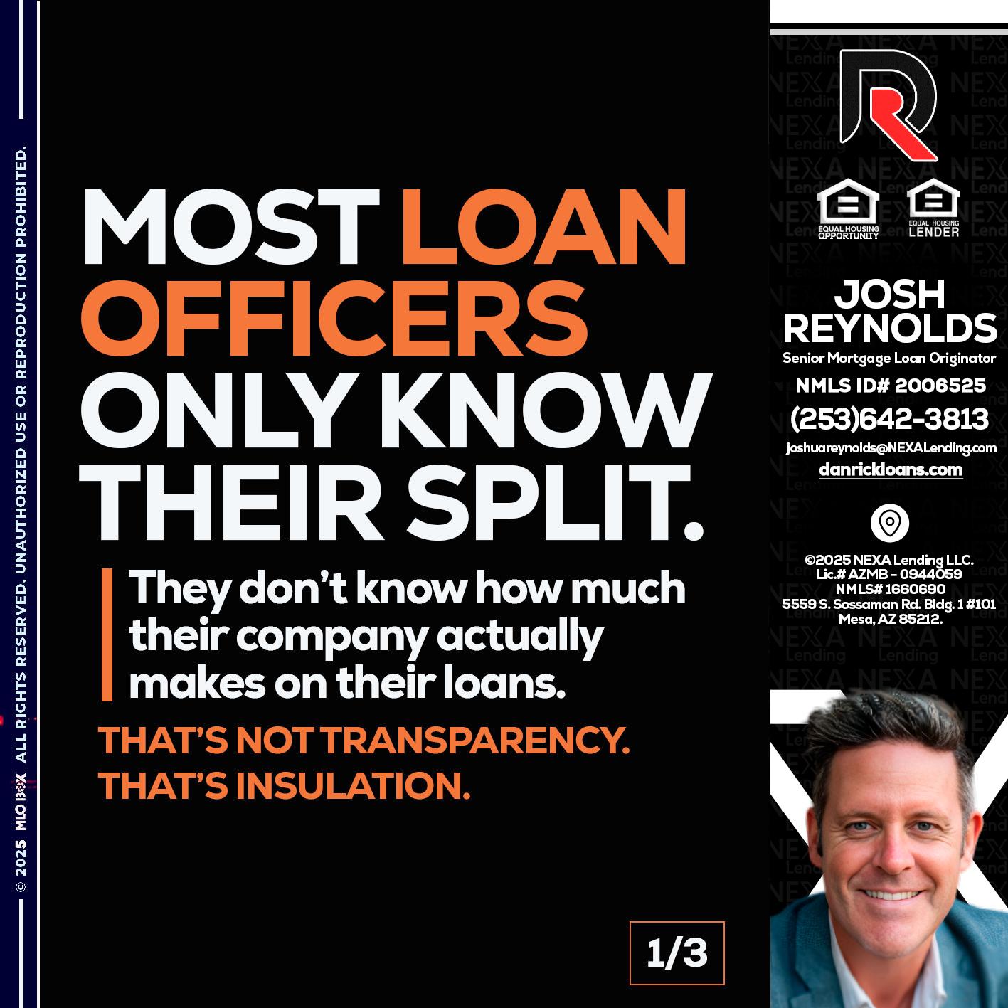 1 OF 3 - Josh Reynolds -Senior Mortgage Loan Originator