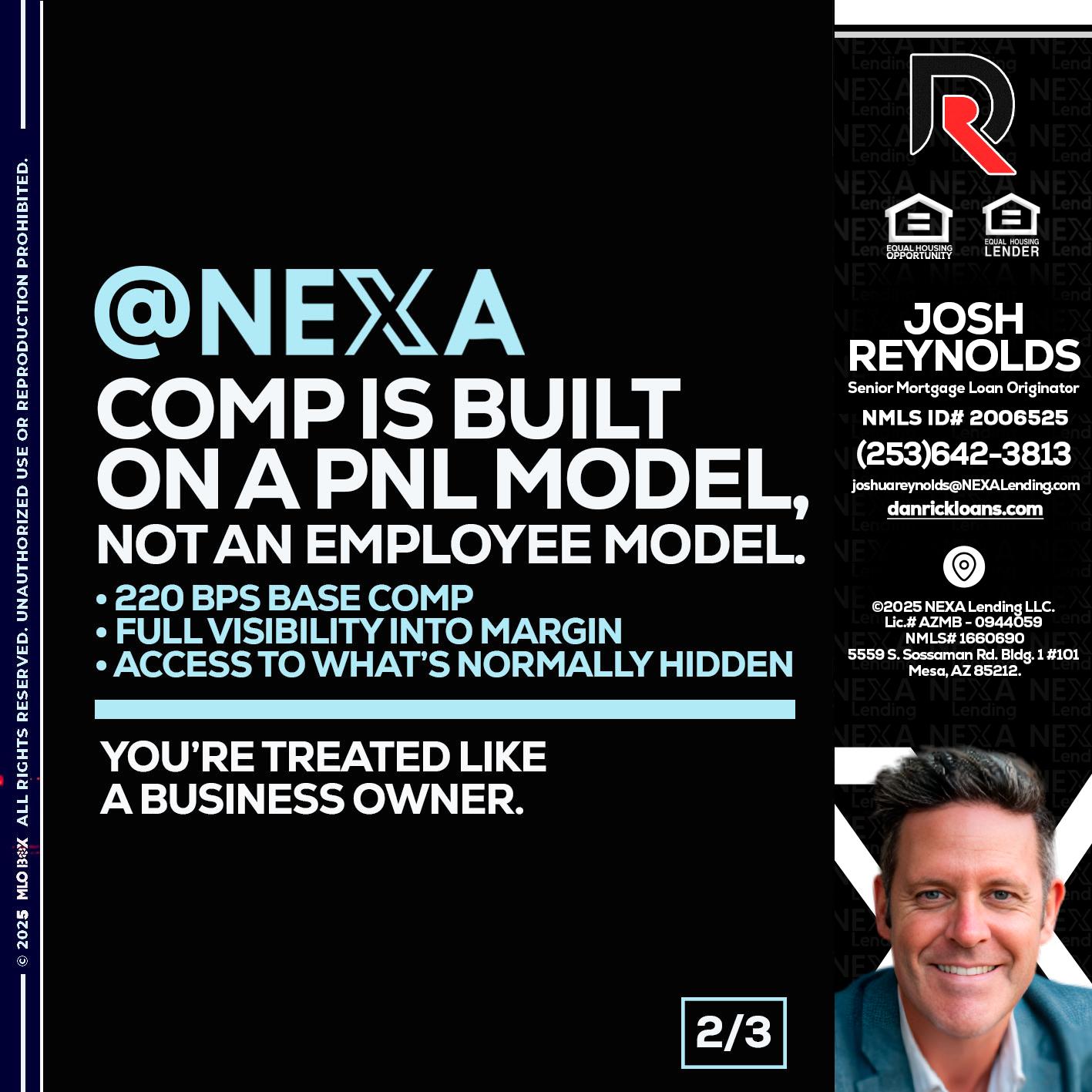 2 OF 3 - Josh Reynolds -Senior Mortgage Loan Originator