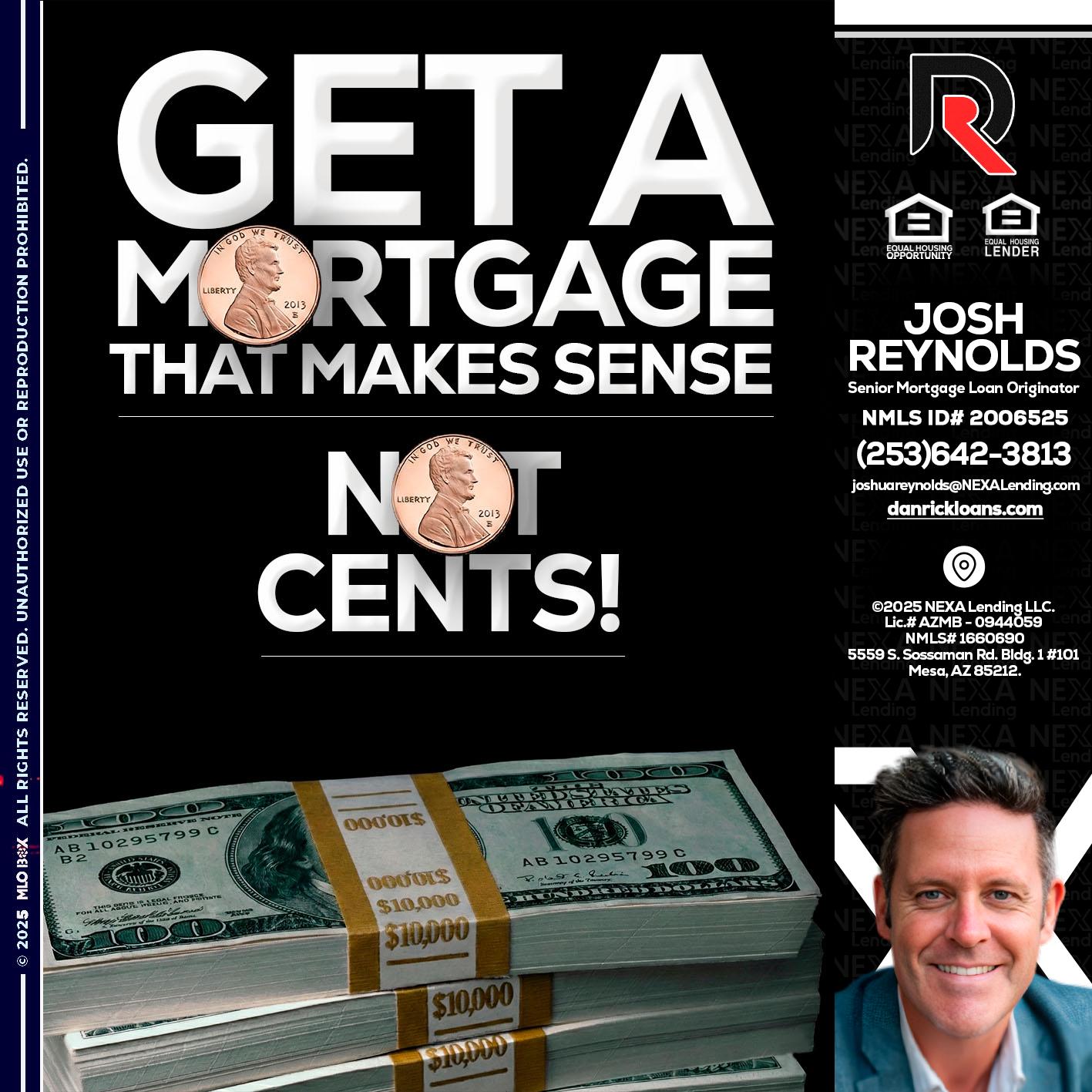get a mortgage - Josh Reynolds -Senior Mortgage Loan Originator