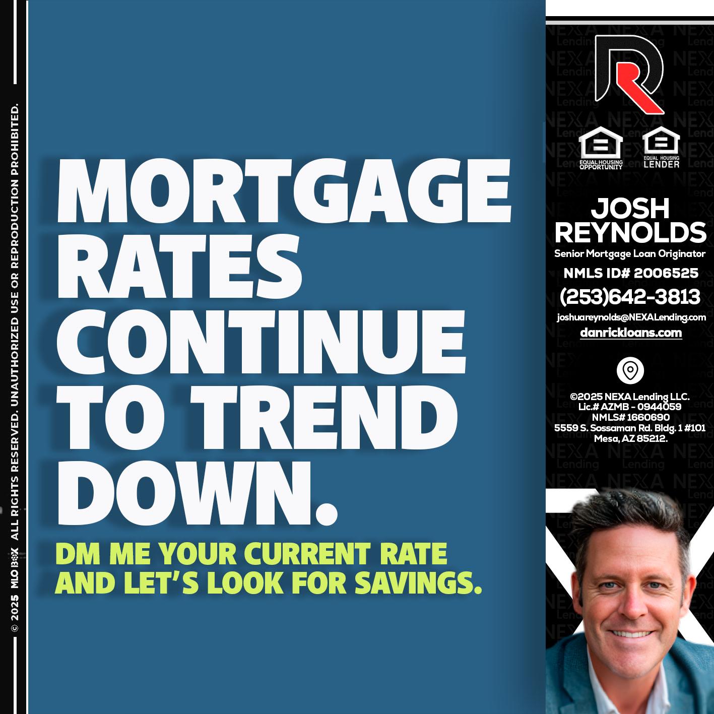 MORTGAGE RATES - Josh Reynolds -Senior Mortgage Loan Originator