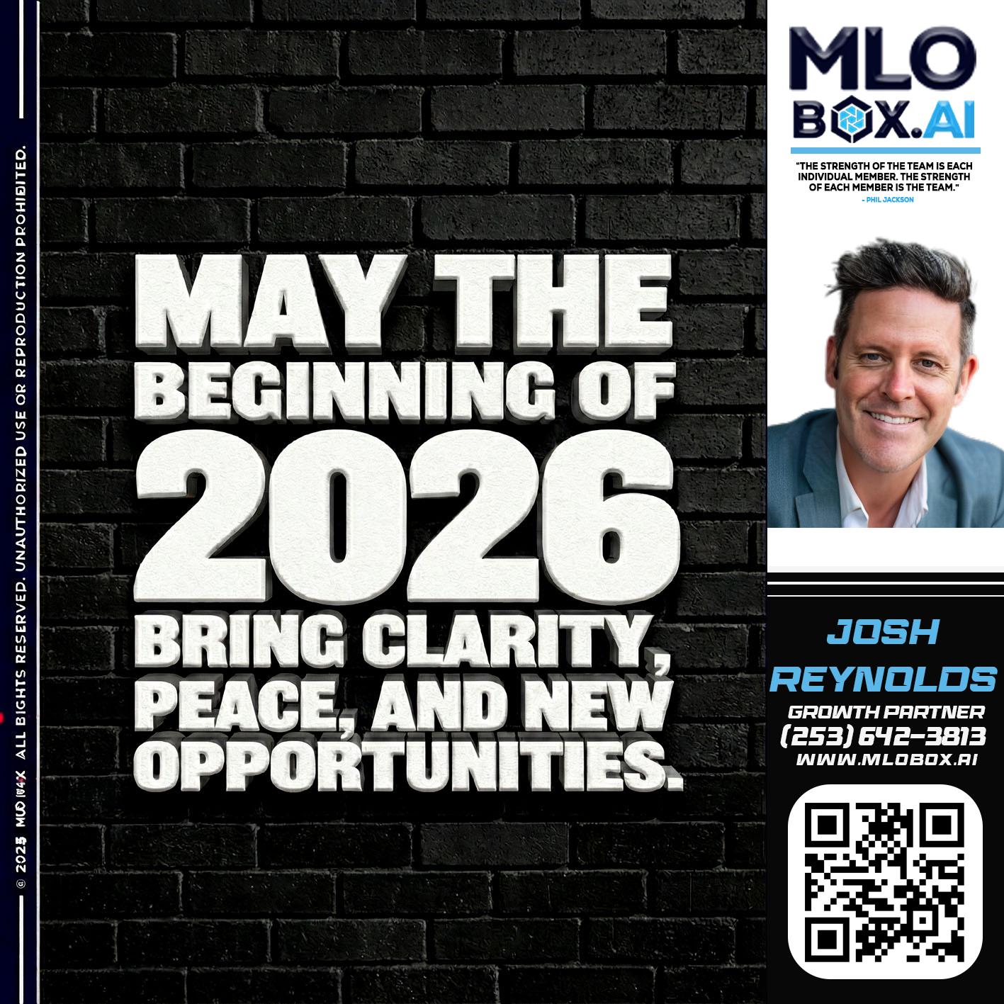 MAY THE 2026 - Josh Reynolds -Senior Mortgage Loan Originator