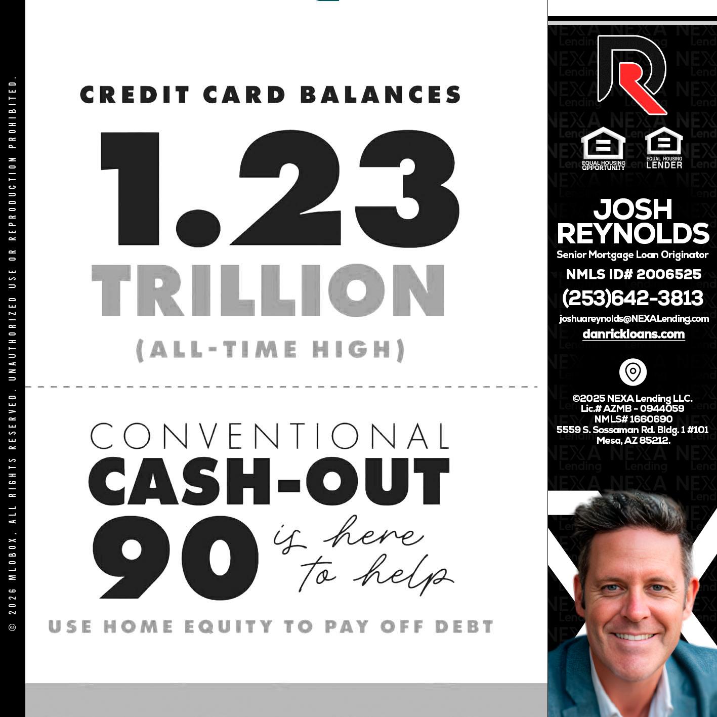 CREDIT CARD BALANCE - Josh Reynolds -Senior Mortgage Loan Originator