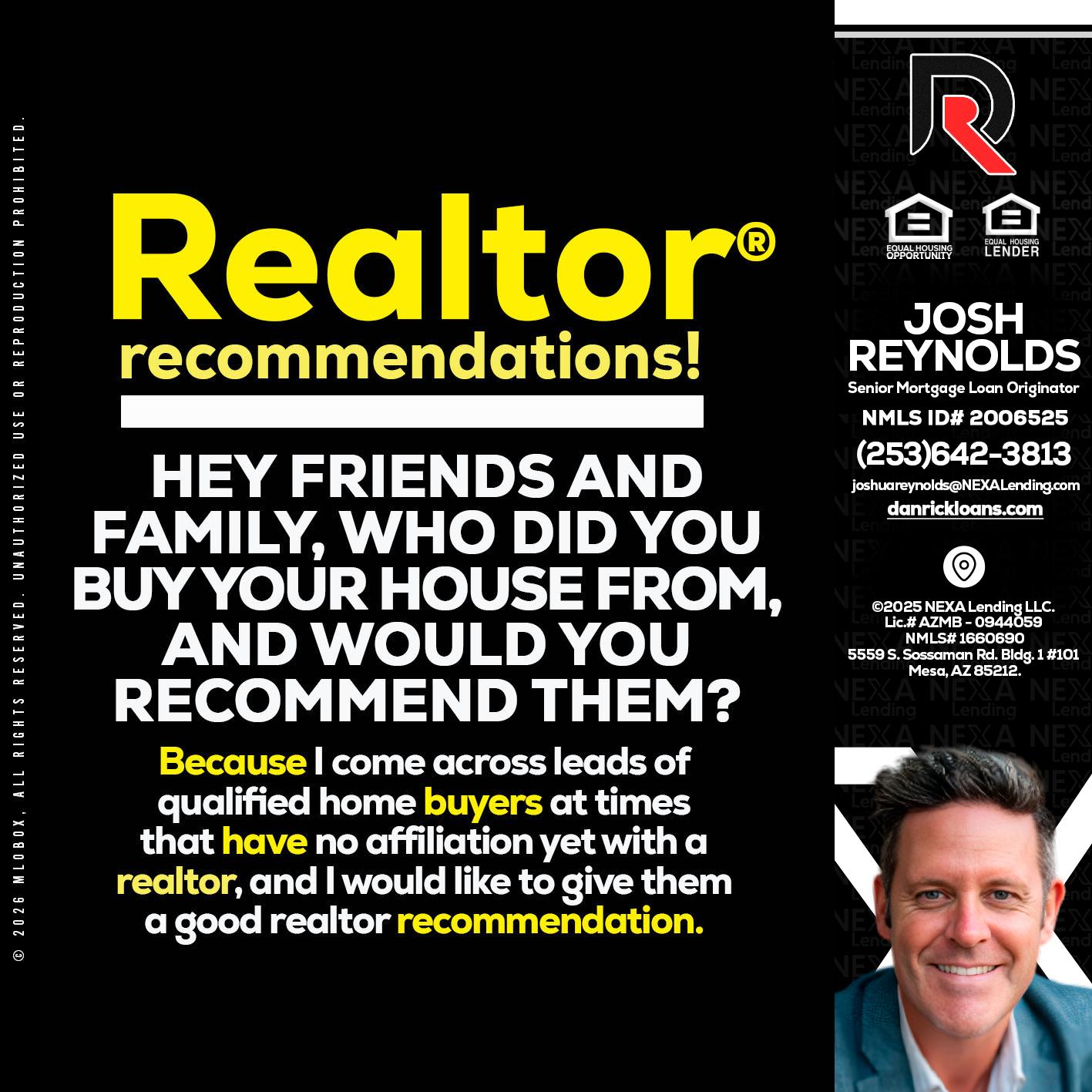REALTOR - Josh Reynolds -Senior Mortgage Loan Originator