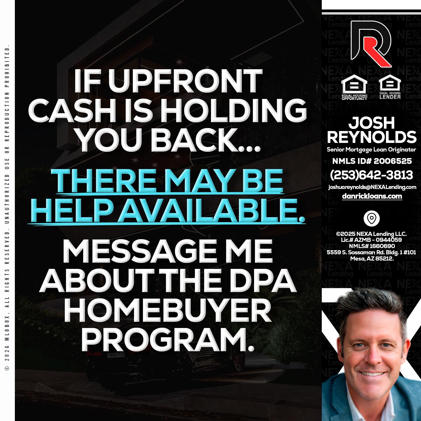 IF UPFRONT - Josh Reynolds -Senior Mortgage Loan Originator
