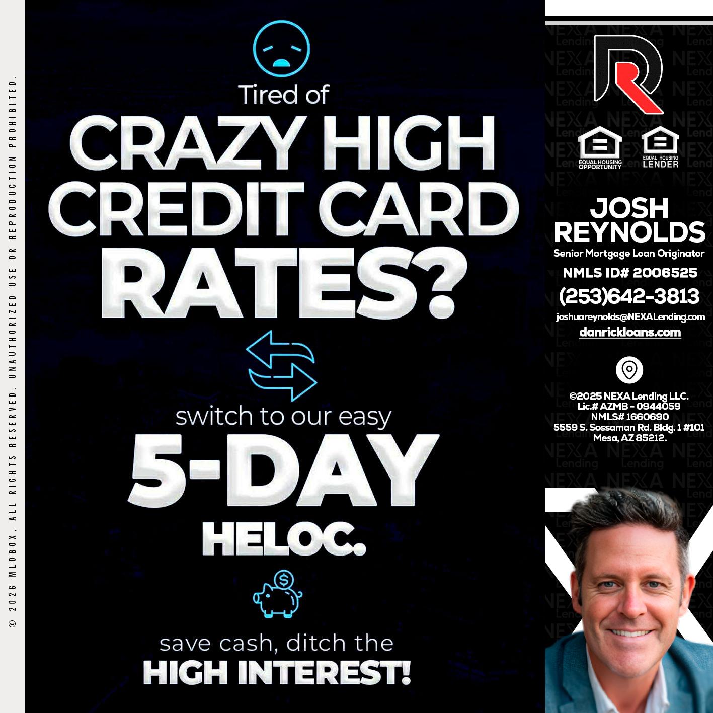 CRAZY HIGH - Josh Reynolds -Senior Mortgage Loan Originator