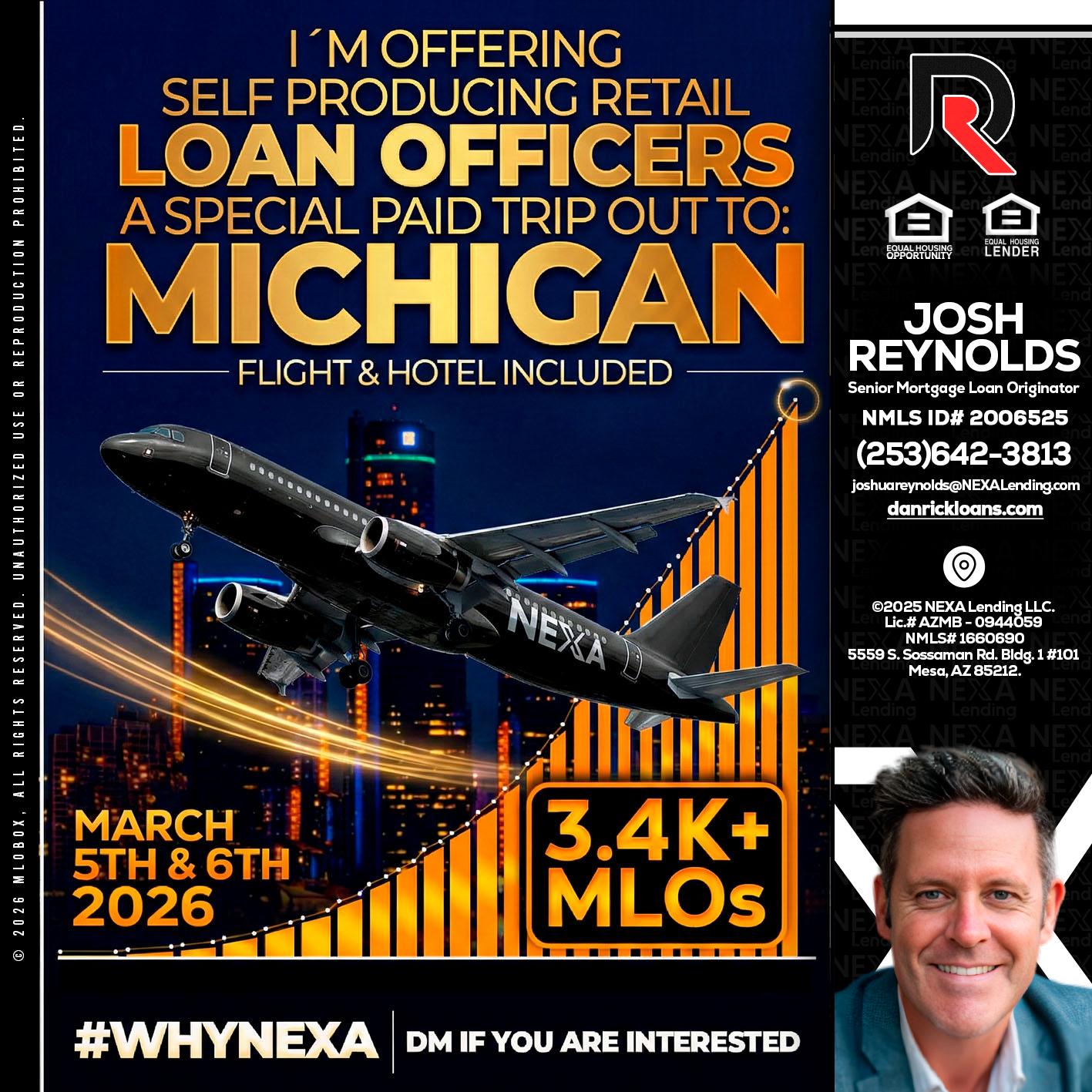 MICHIGAN - Josh Reynolds -Senior Mortgage Loan Originator