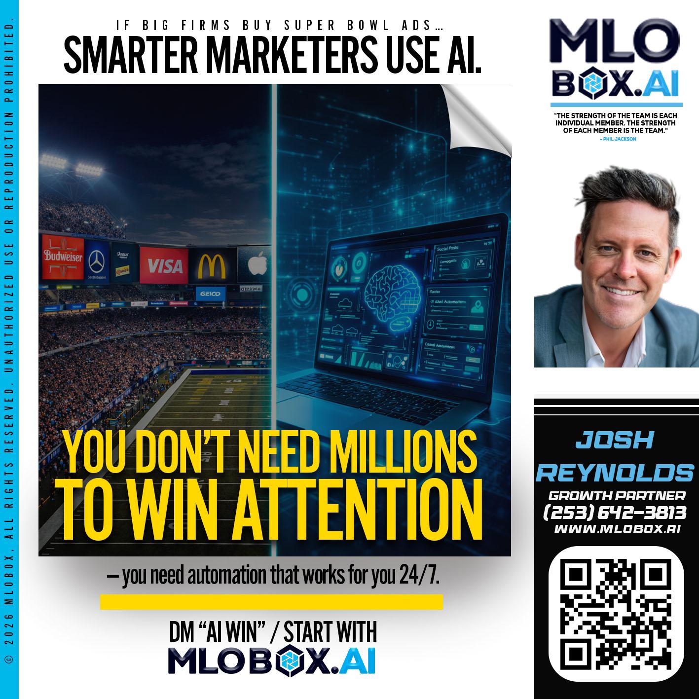 you don't need - Josh Reynolds -Senior Mortgage Loan Originator