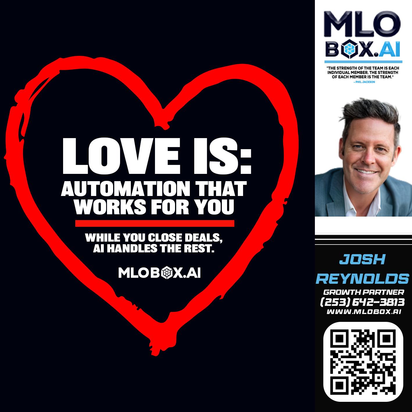 love is - Josh Reynolds -Senior Mortgage Loan Originator