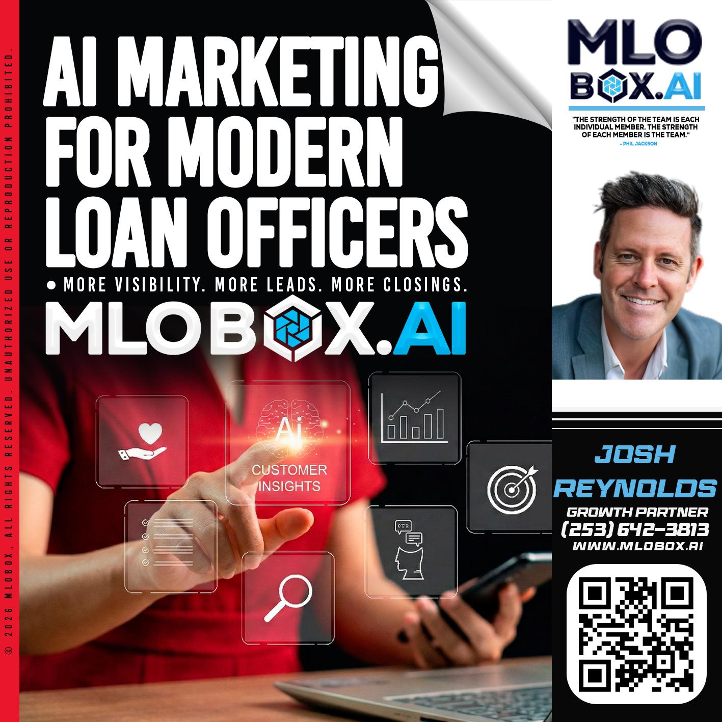 AI MARKETING - Josh Reynolds -Senior Mortgage Loan Originator