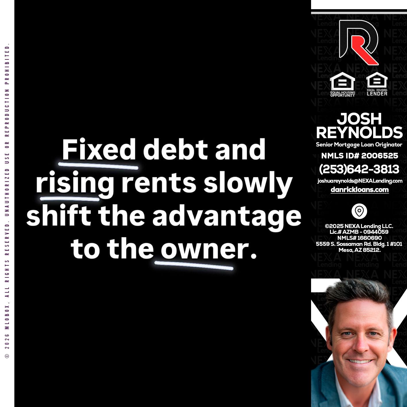 FIXED DEBT - Josh Reynolds -Senior Mortgage Loan Originator