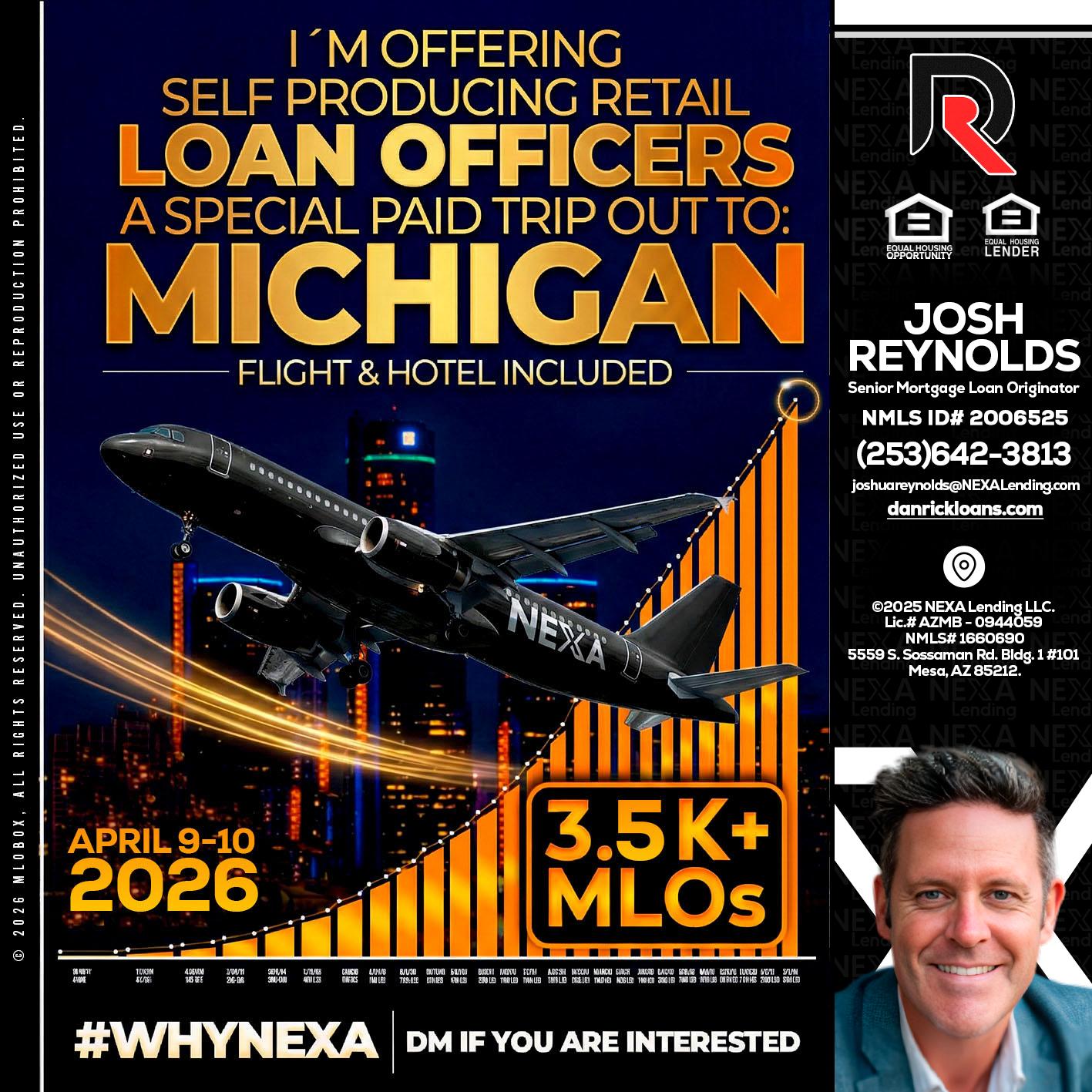 3.5K - Josh Reynolds -Senior Mortgage Loan Originator