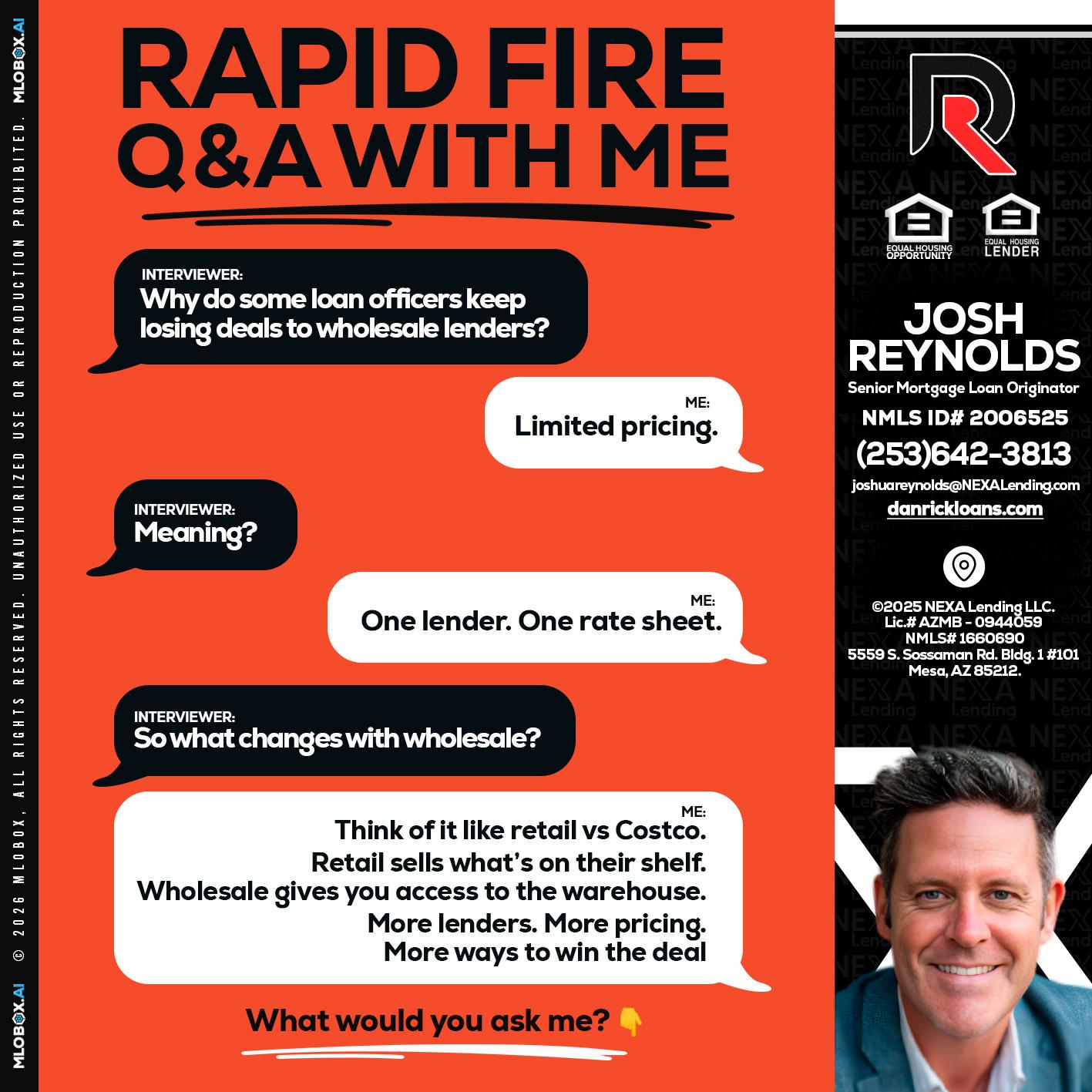 Q&A - Josh Reynolds -Senior Mortgage Loan Originator