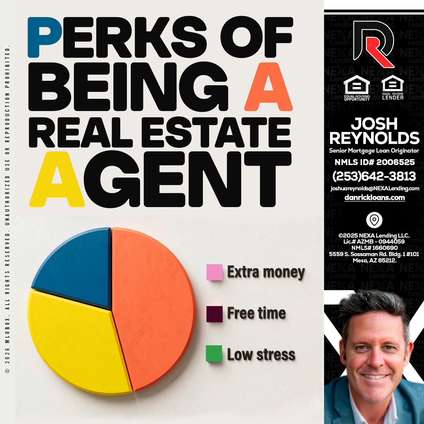 PERKS OF BEING - Josh Reynolds -Senior Mortgage Loan Originator