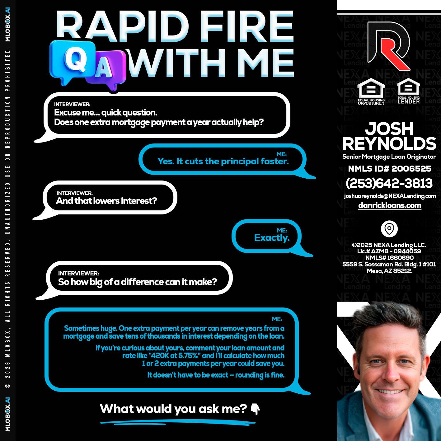RAPID Q&A - Josh Reynolds -Senior Mortgage Loan Originator