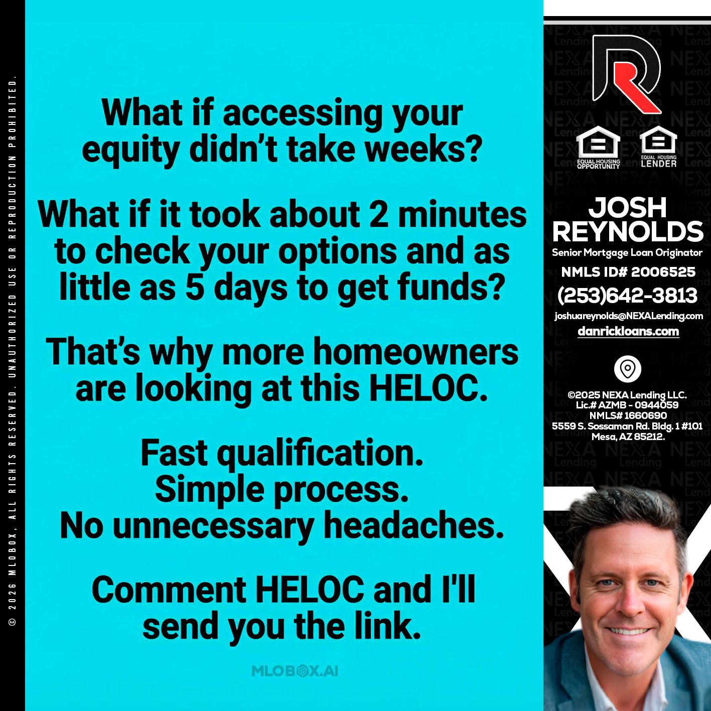 what if - Josh Reynolds -Senior Mortgage Loan Originator