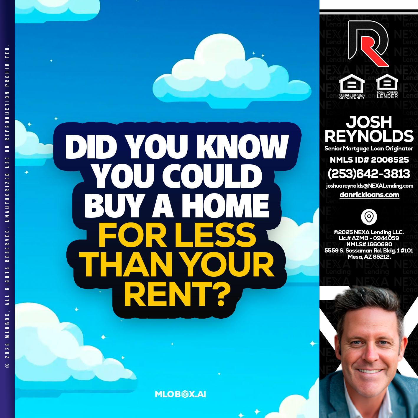 DID YOU KNOW - Josh Reynolds -Senior Mortgage Loan Originator