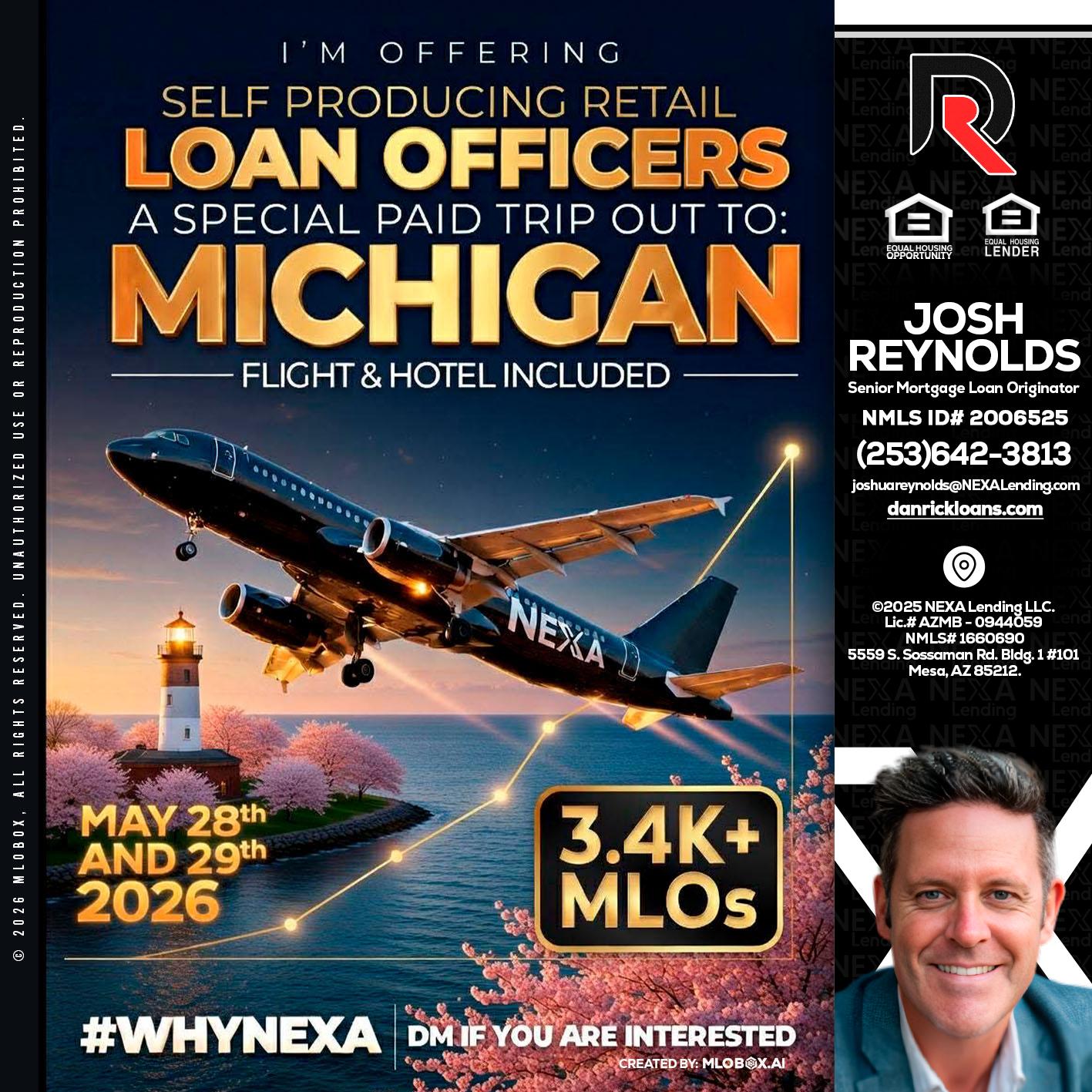 MICHIGAN TRIP - Josh Reynolds -Senior Mortgage Loan Originator