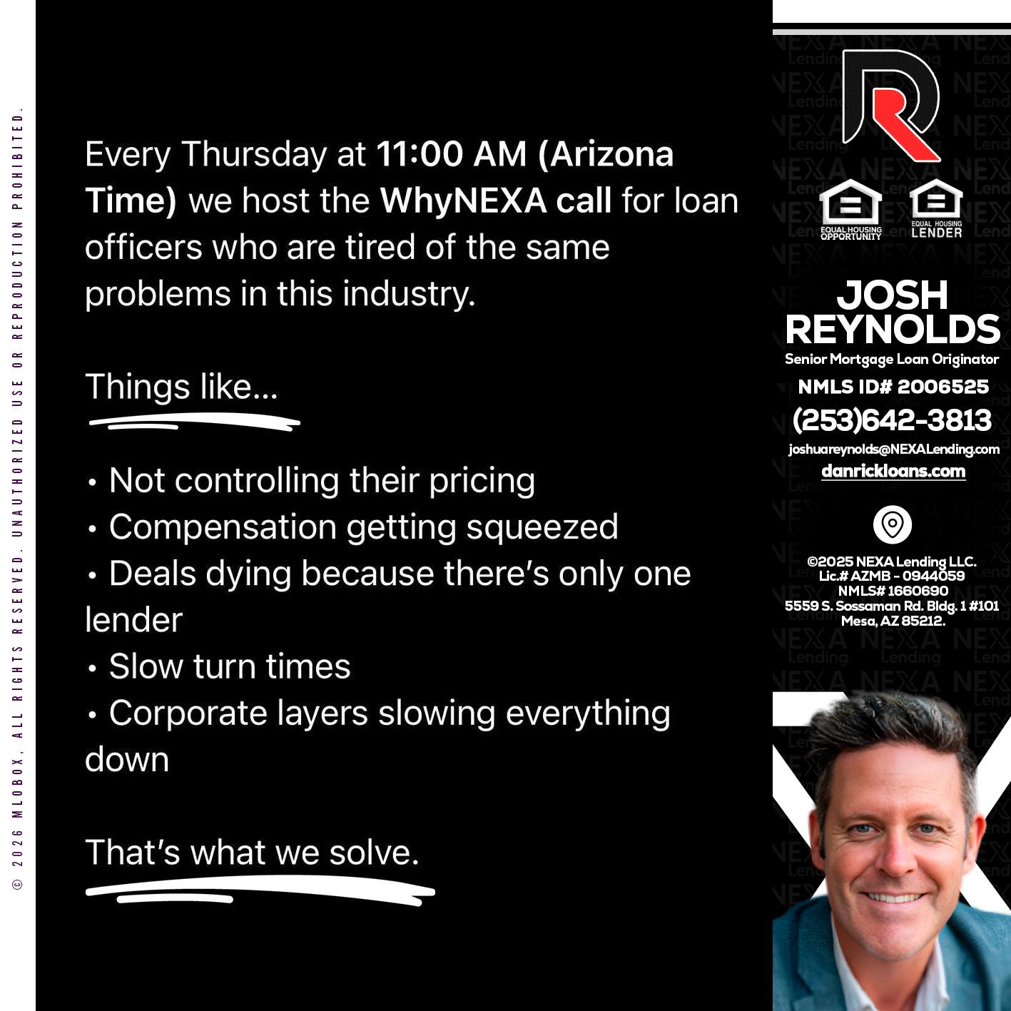 WHY NEXA - Josh Reynolds -Senior Mortgage Loan Originator