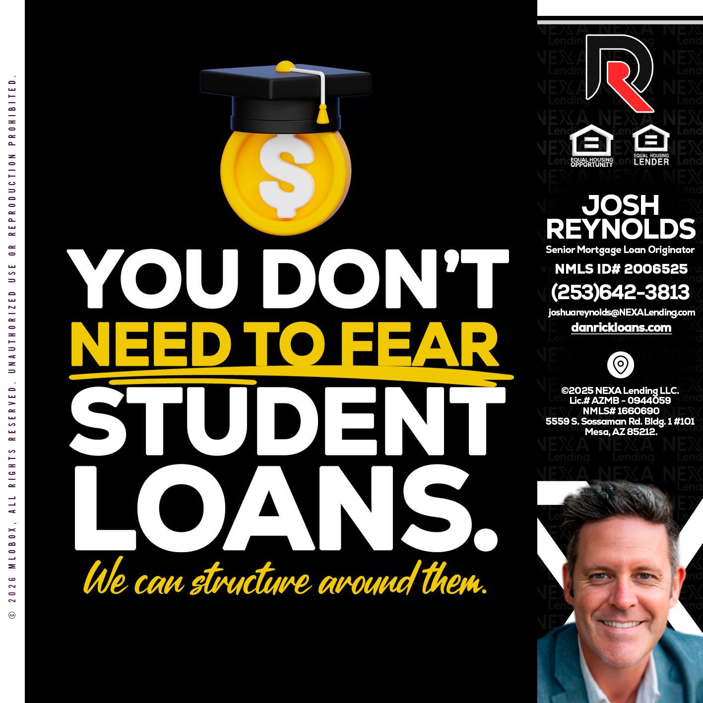 YOU DONT NEED - Josh Reynolds -Senior Mortgage Loan Originator