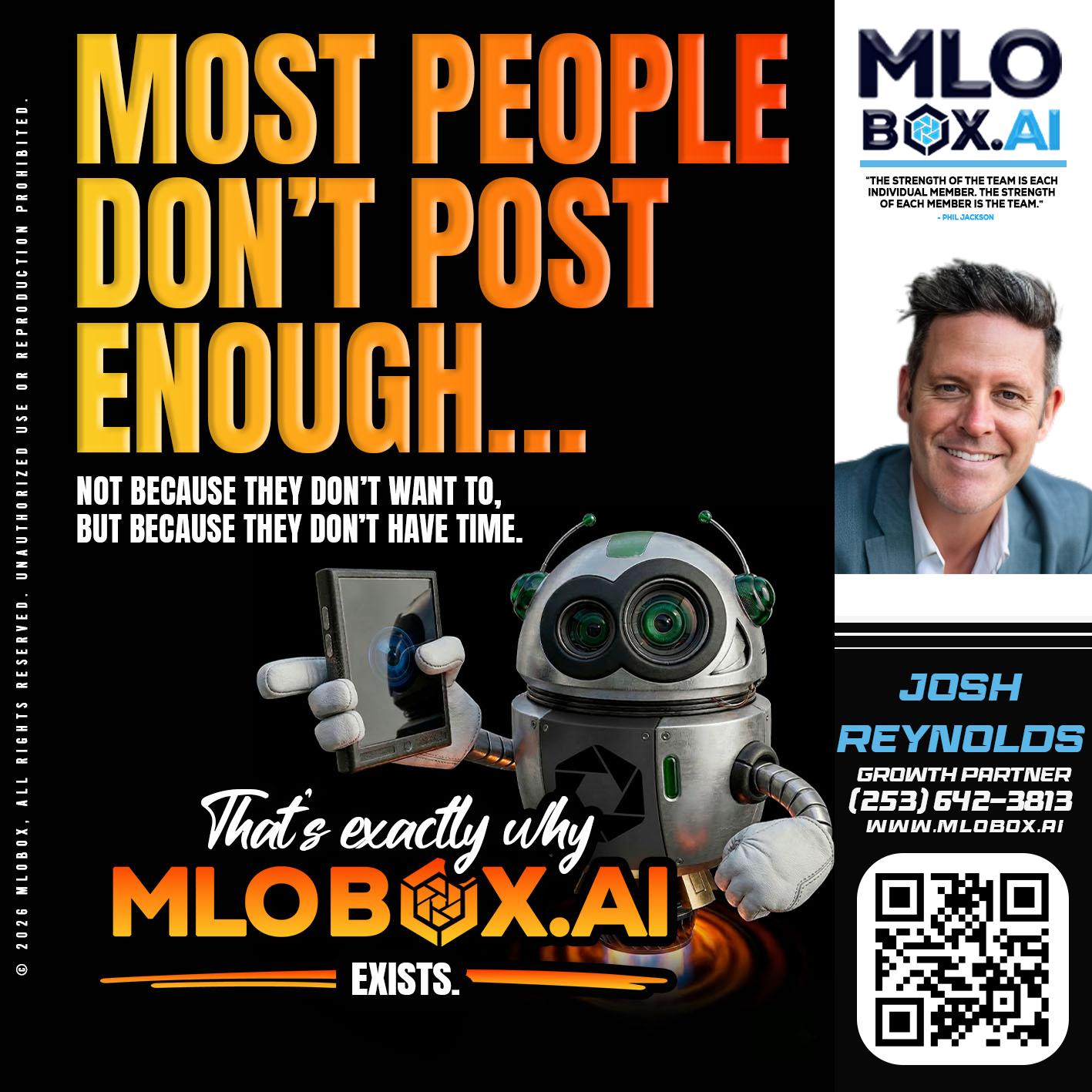most people - Josh Reynolds -Senior Mortgage Loan Originator