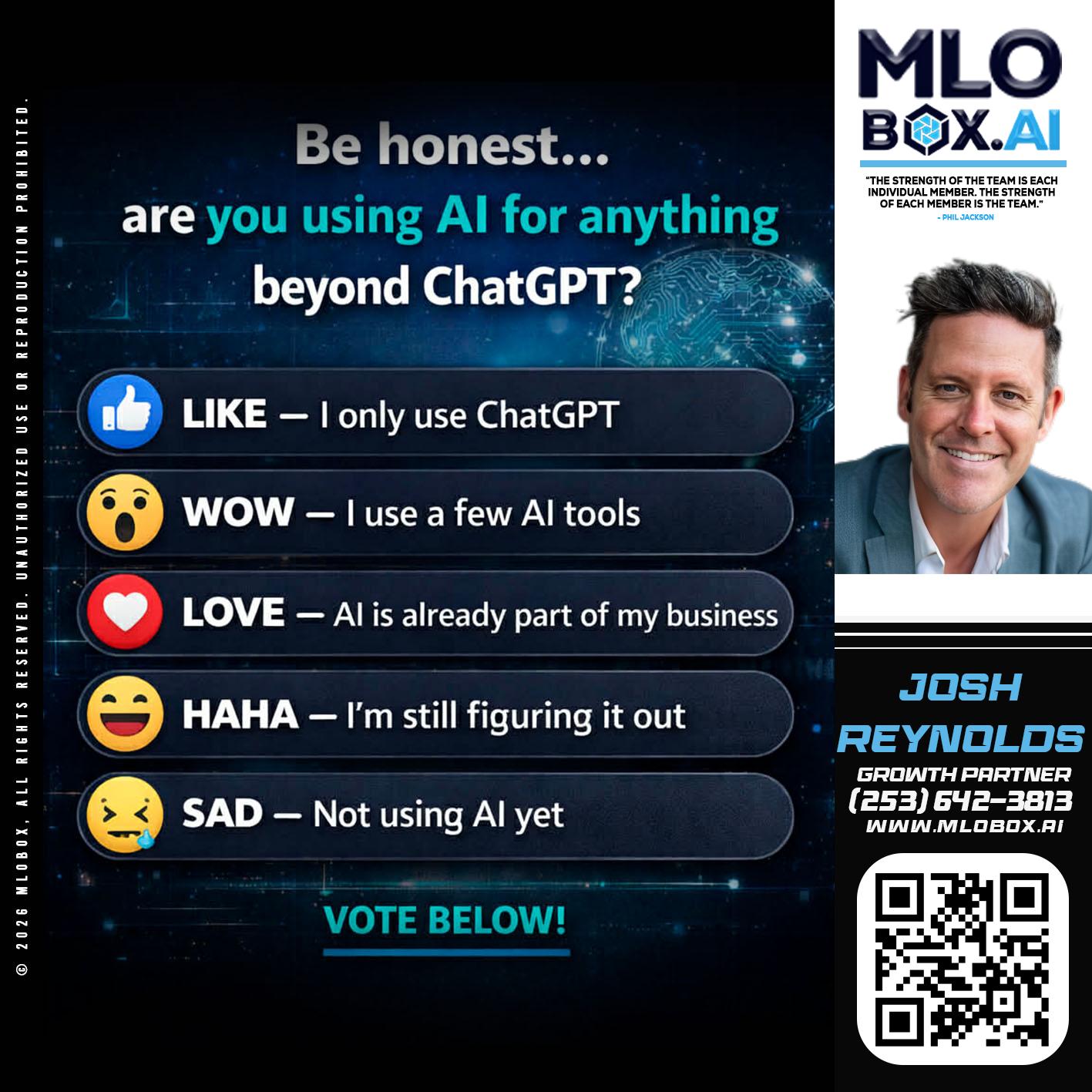 BE HONEST - Josh Reynolds -Senior Mortgage Loan Originator