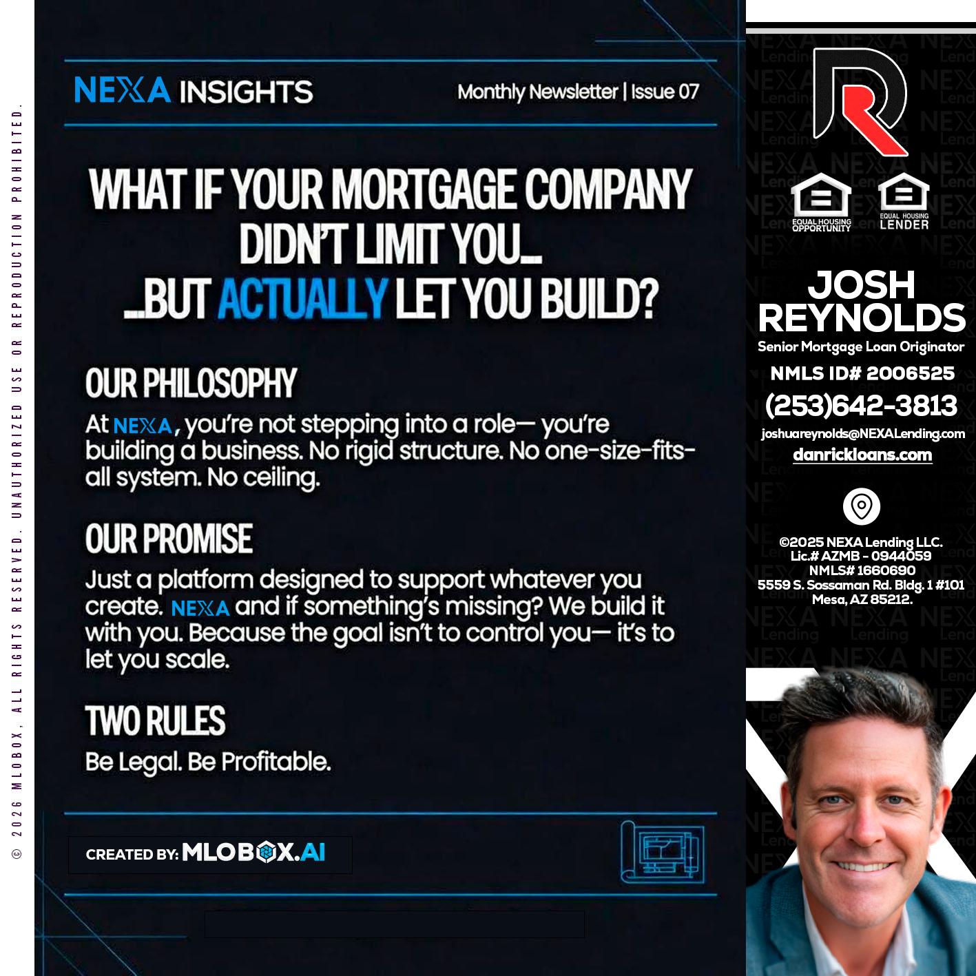 NEXA INSIGHTS - Josh Reynolds -Senior Mortgage Loan Originator