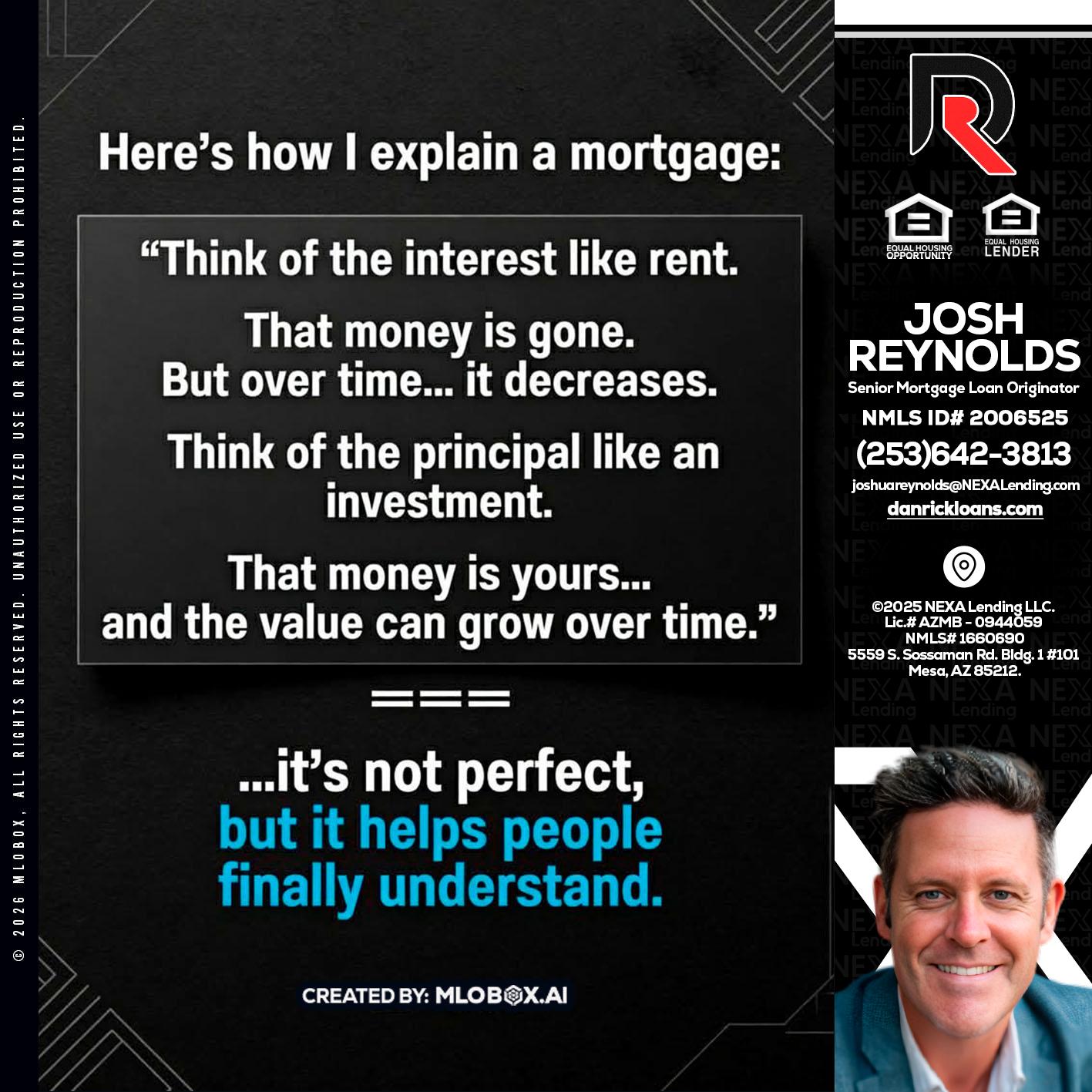HERES NOW - Josh Reynolds -Senior Mortgage Loan Originator