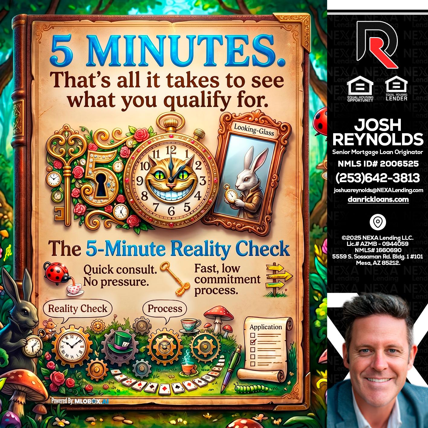 Reality Check! - Josh Reynolds -Senior Mortgage Loan Originator