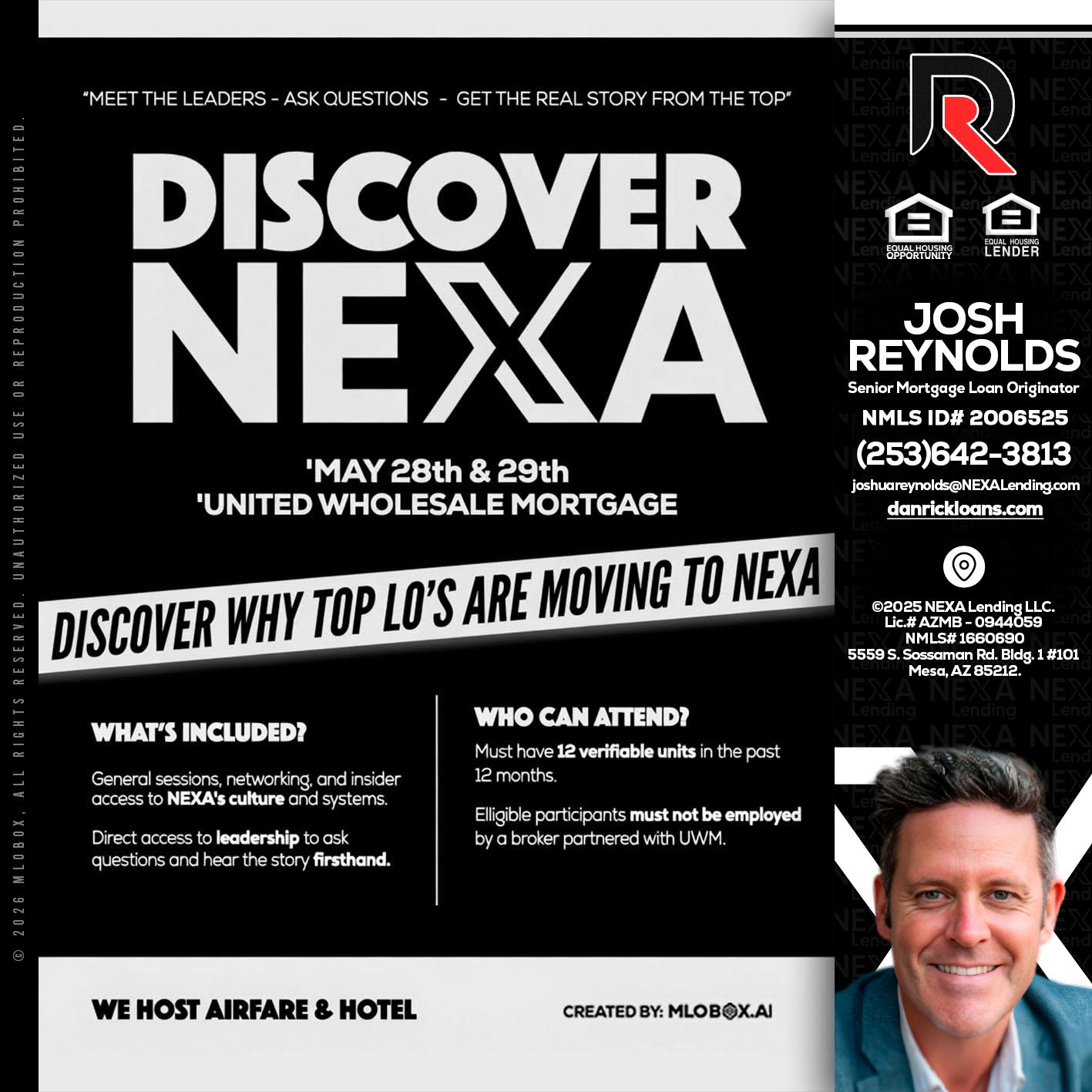 DISCOVER NEXA - Josh Reynolds -Senior Mortgage Loan Originator