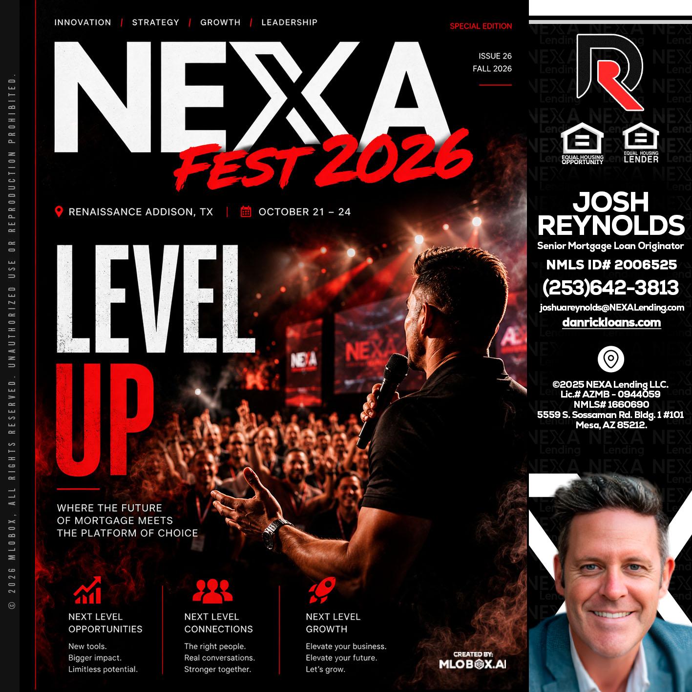 NEXA FEST 2026 - Josh Reynolds -Senior Mortgage Loan Originator