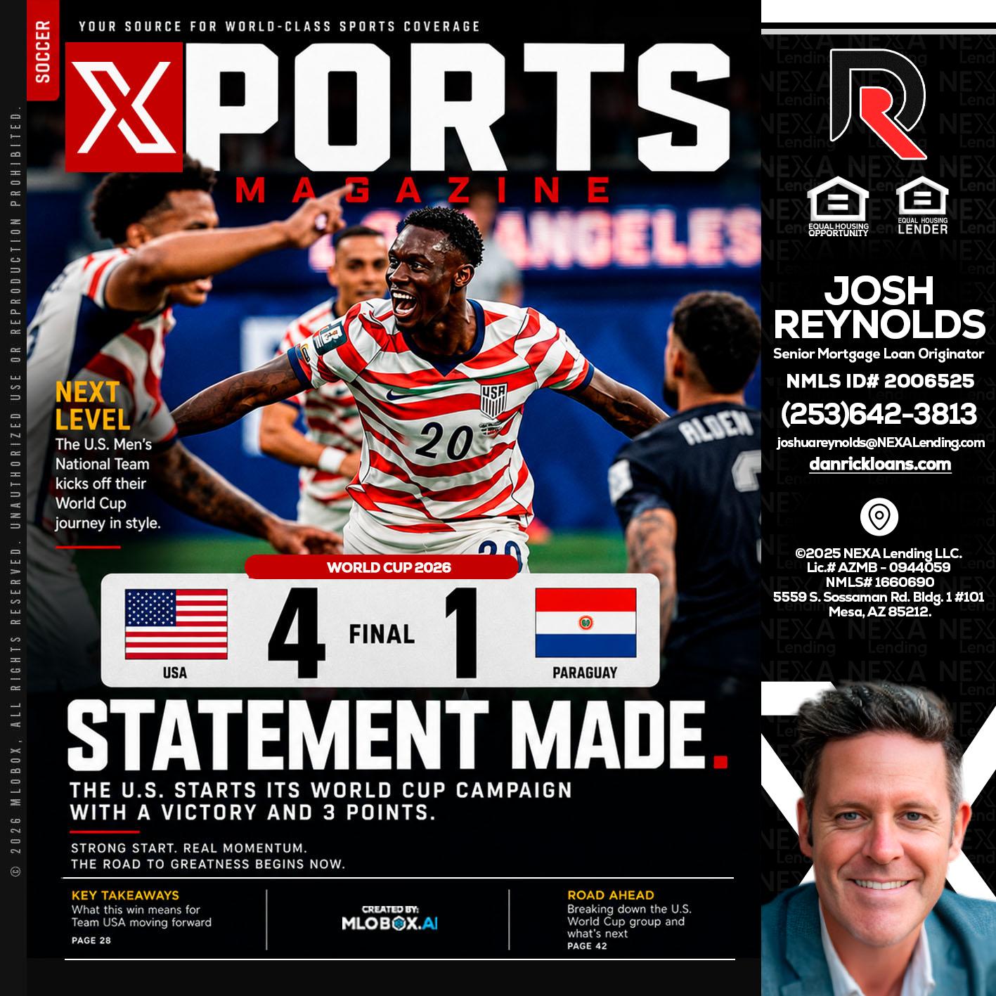 XPORTS - Josh Reynolds -Senior Mortgage Loan Originator