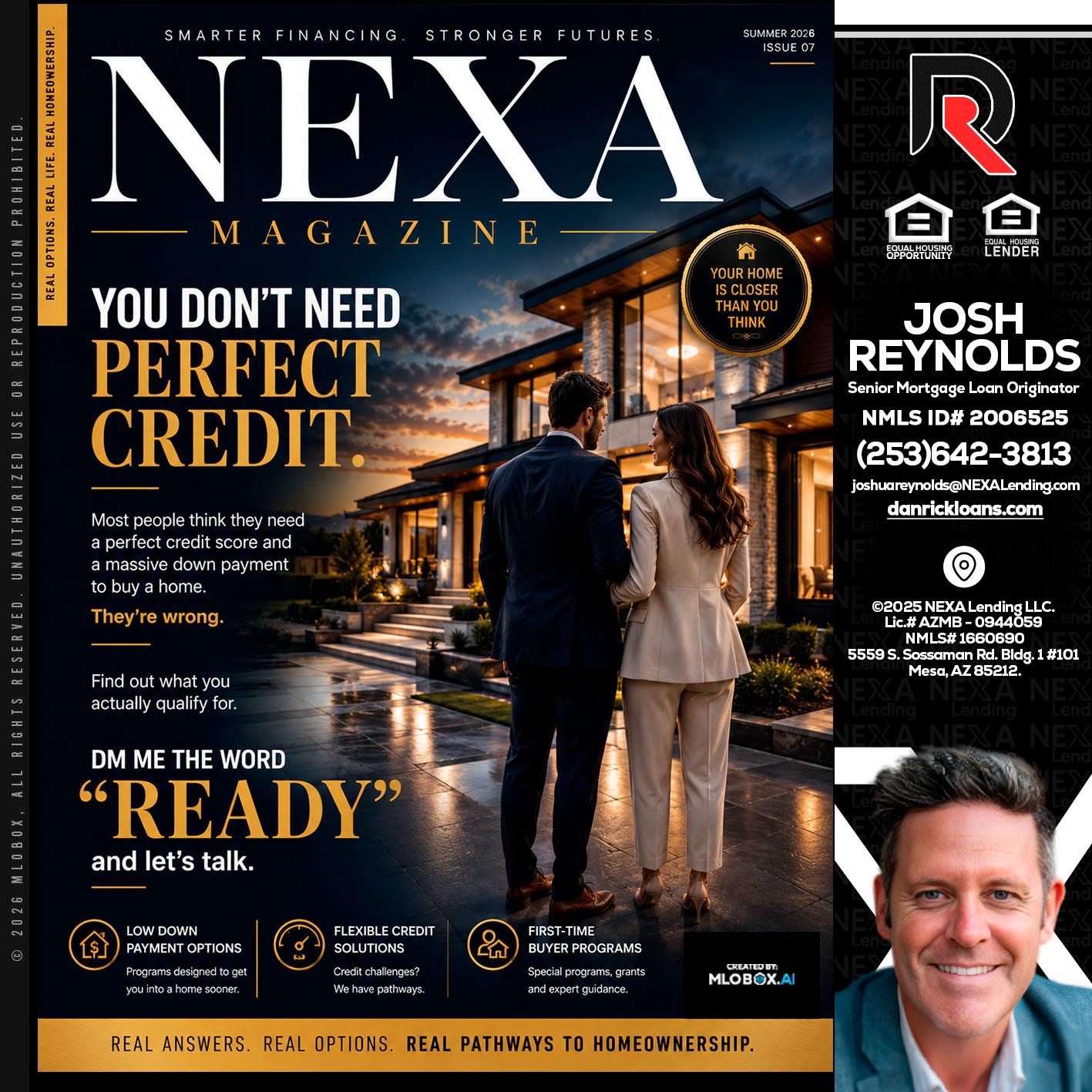 NEXA MAGAZINE - Josh Reynolds -Senior Mortgage Loan Originator