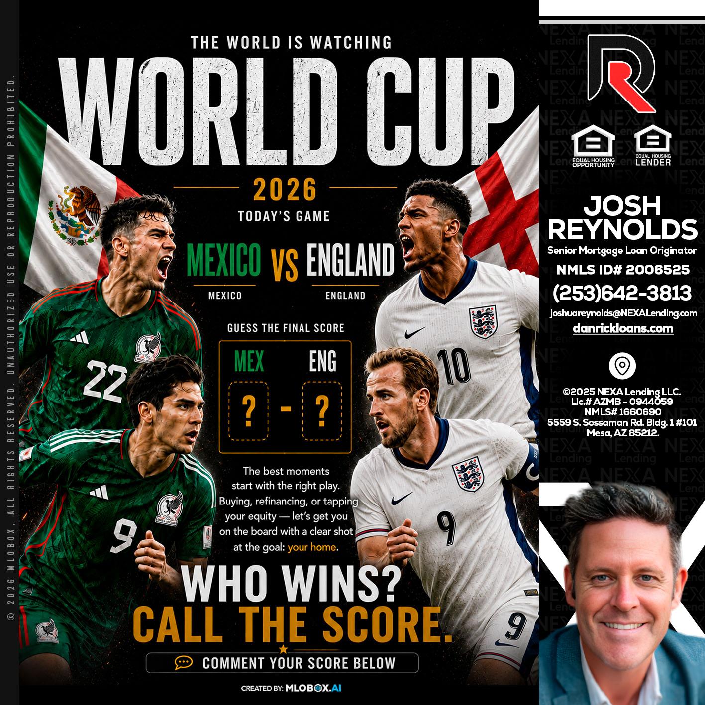 WHO'S WIN - Josh Reynolds -Senior Mortgage Loan Originator