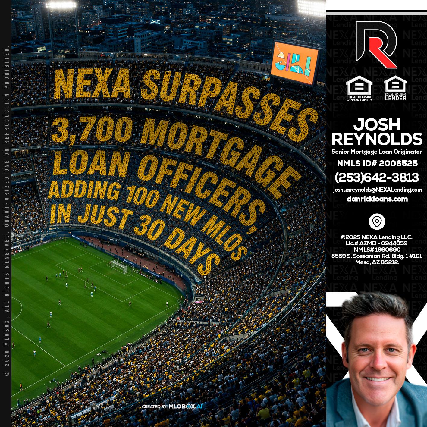 NEXA SURPASSES - Josh Reynolds -Senior Mortgage Loan Originator