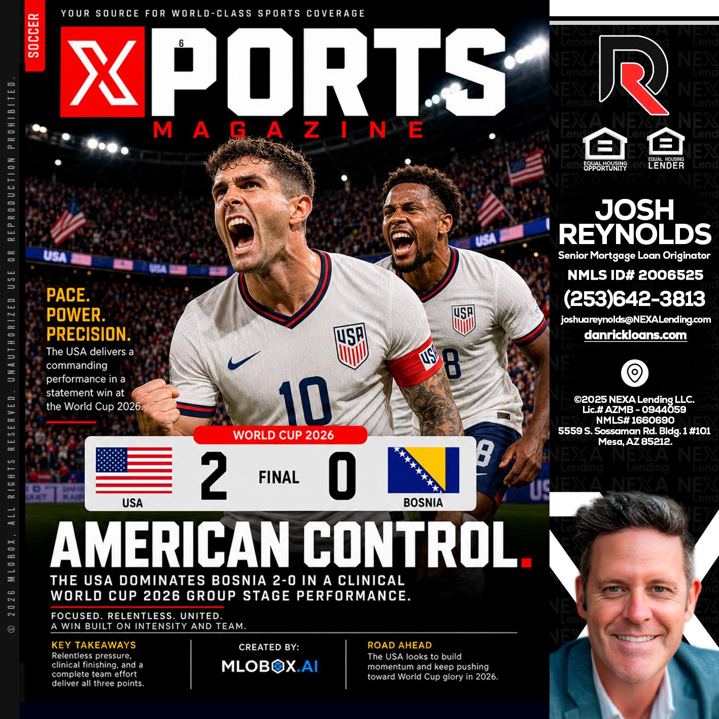 AMERICAN CONTROL - Josh Reynolds -Senior Mortgage Loan Originator