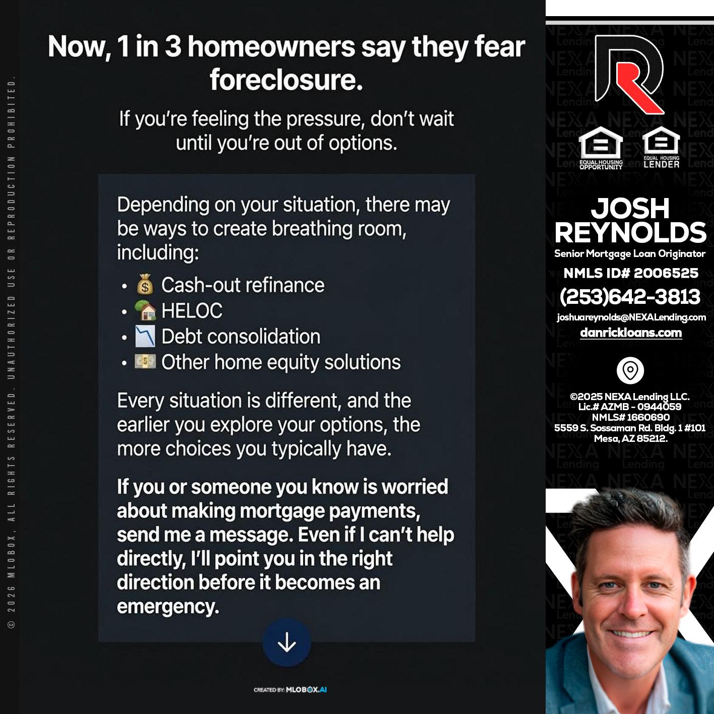 NOW - Josh Reynolds -Senior Mortgage Loan Originator