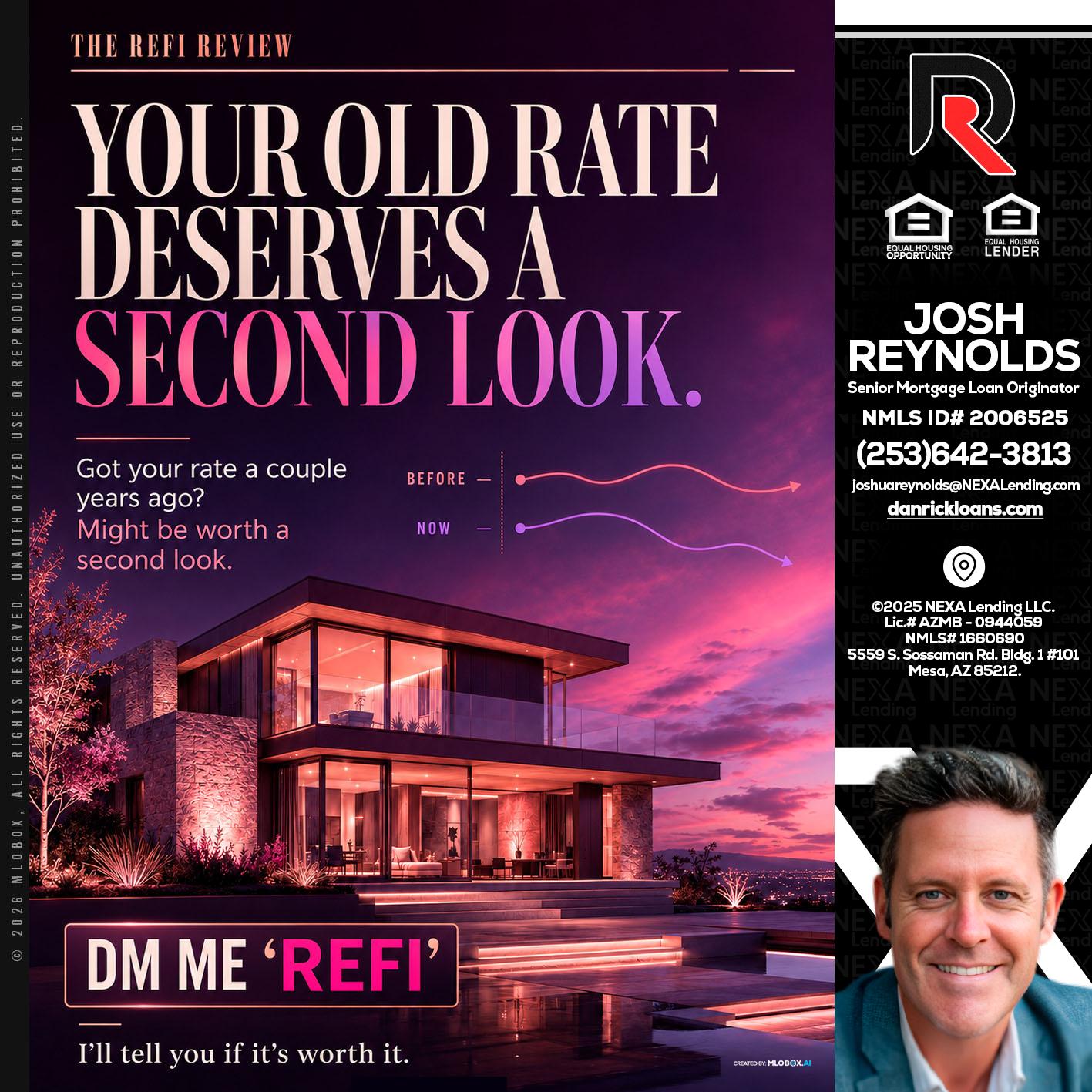 YOUR OLD - Josh Reynolds -Senior Mortgage Loan Originator