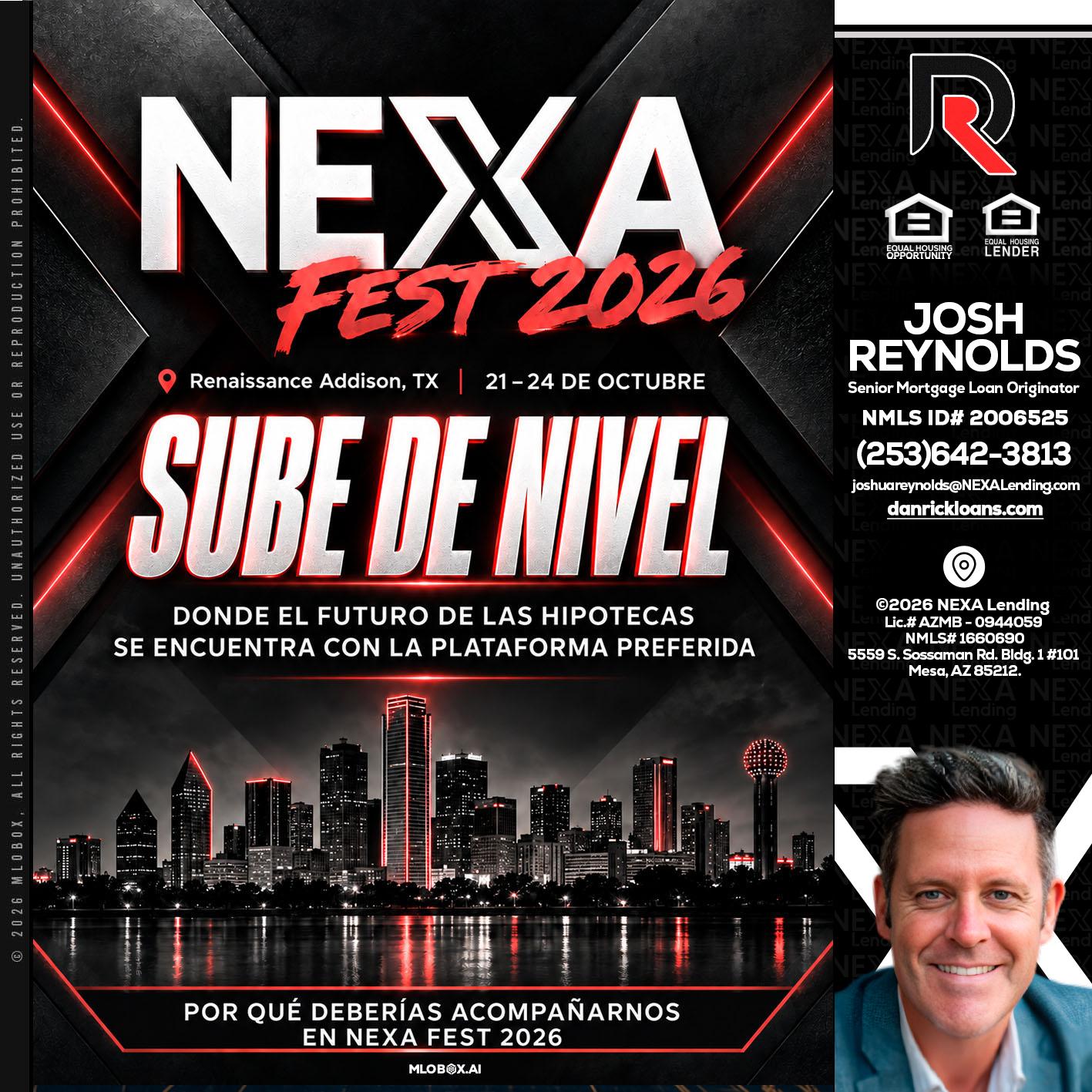 NEXA fest 2026 - Josh Reynolds -Senior Mortgage Loan Originator