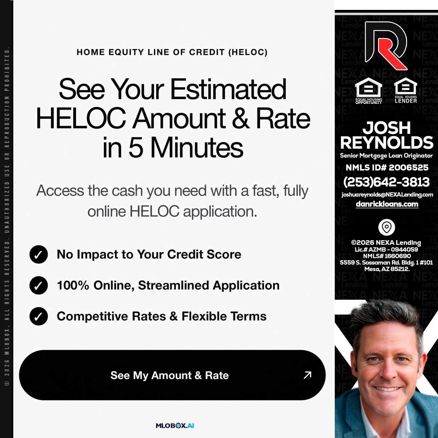 HELOC - Josh Reynolds -Senior Mortgage Loan Originator