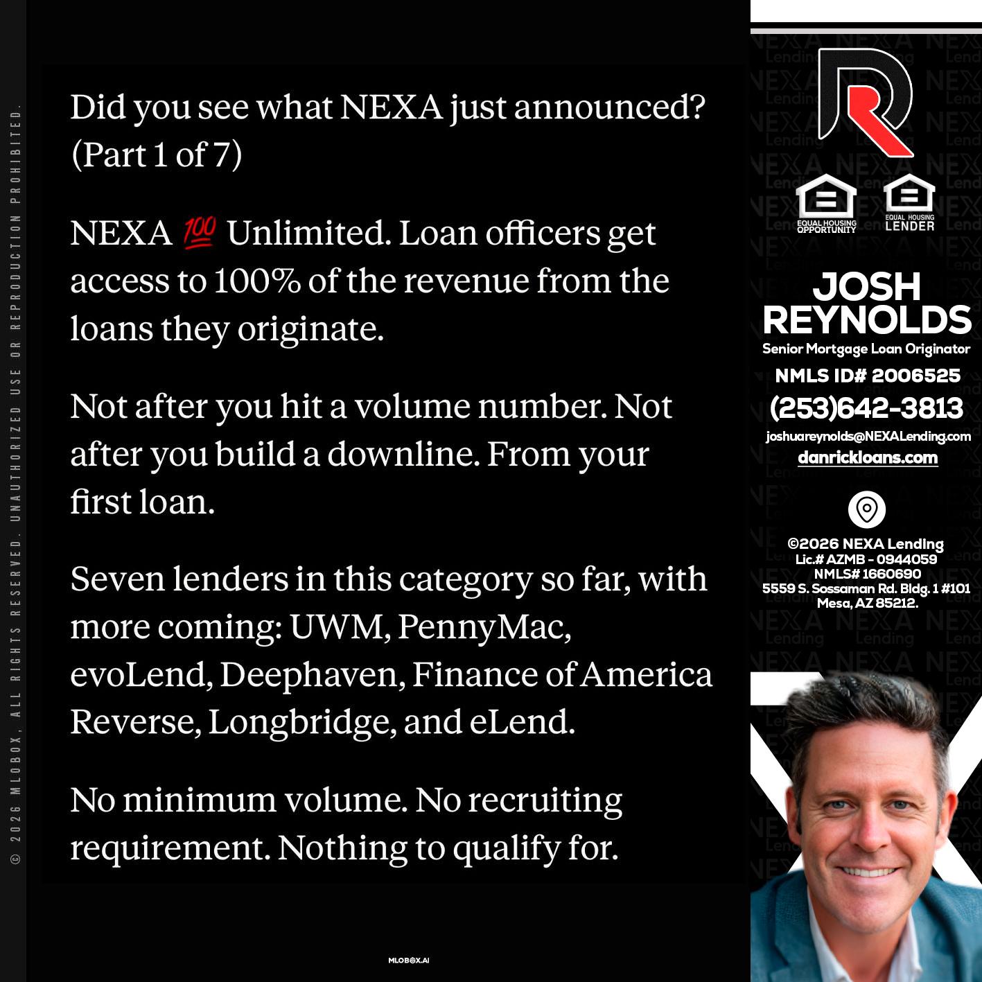 DID YOU KNOW - Josh Reynolds -Senior Mortgage Loan Originator