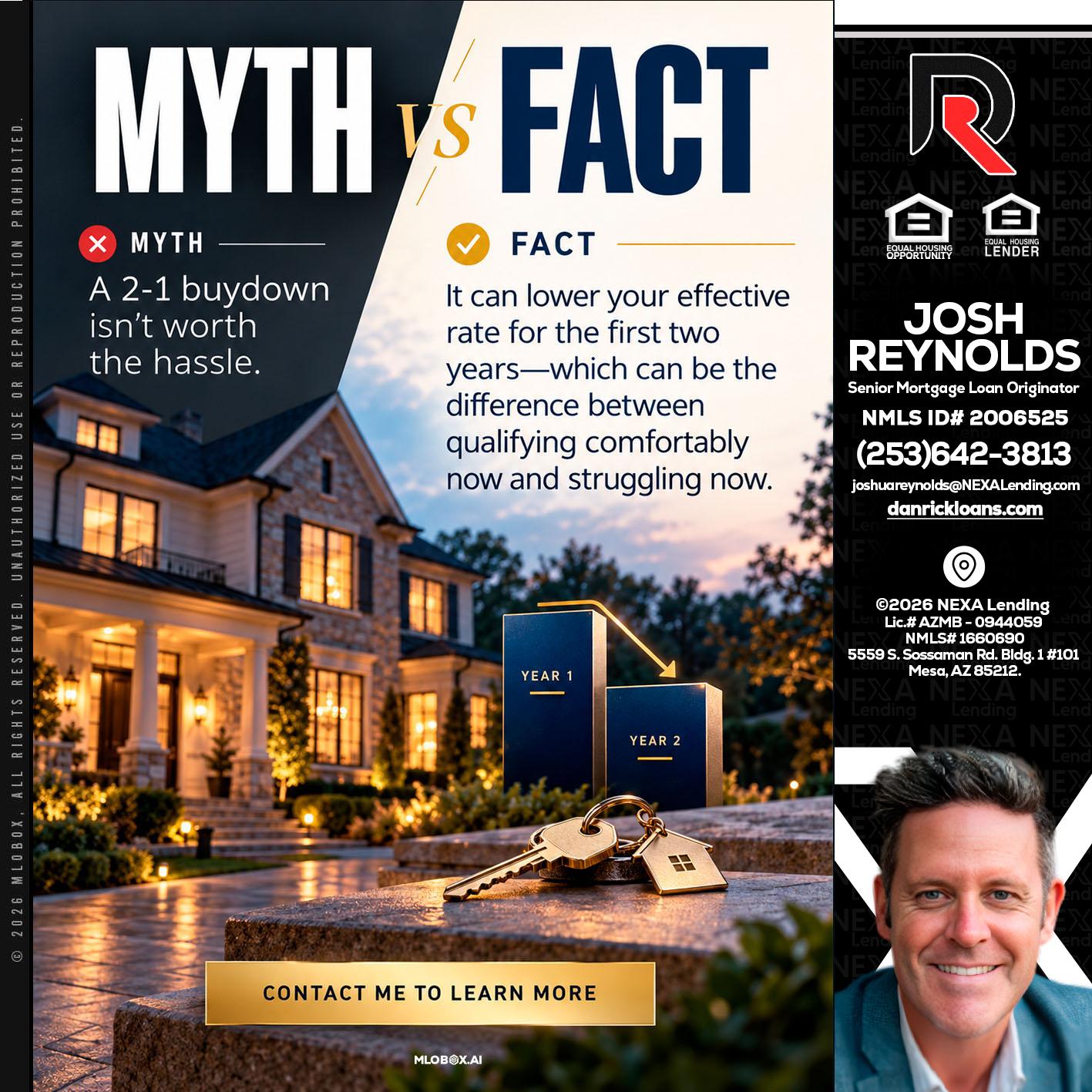 MYTH VS FACT - Josh Reynolds -Senior Mortgage Loan Originator