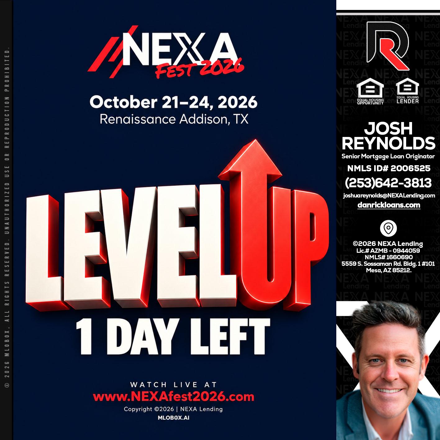 LEVEL UP - Josh Reynolds -Senior Mortgage Loan Originator